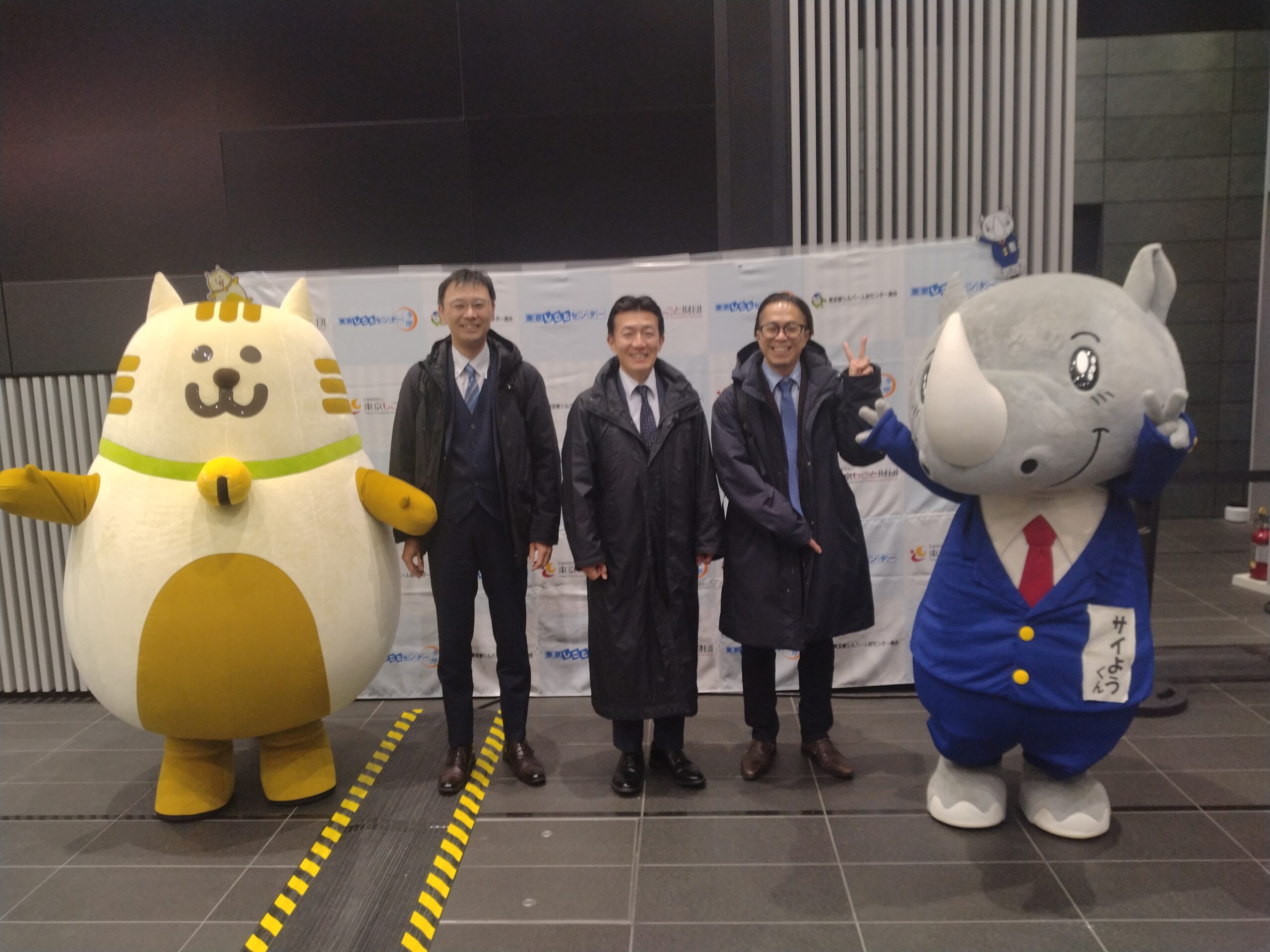 ブースでの面談の様子